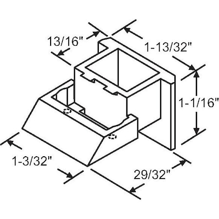 Strybuc Balance Top Sash Guide 60-646